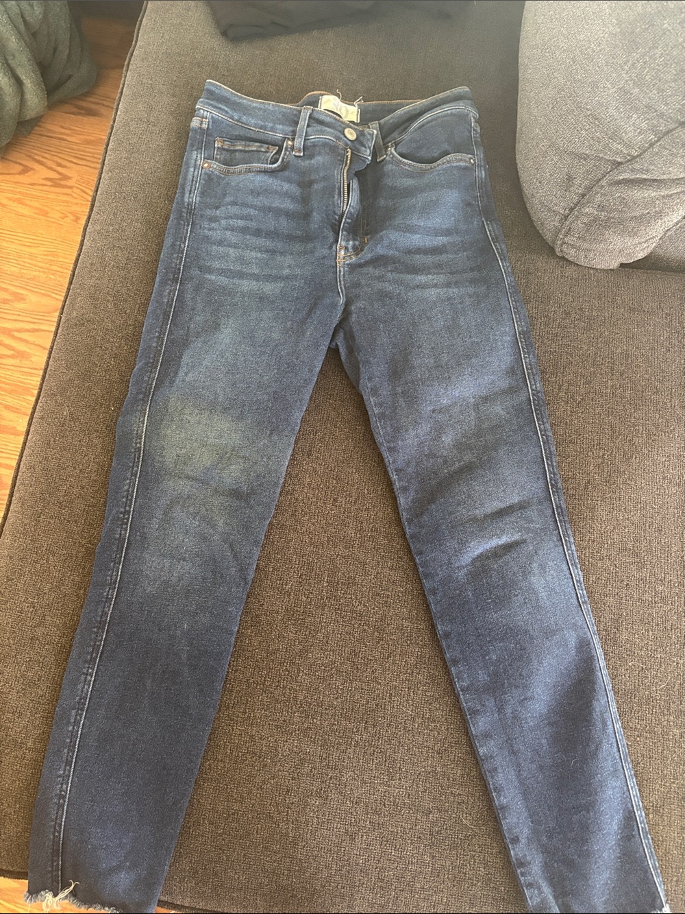 We The Free Men's Skinny Jeans in Dark Indigo Blue